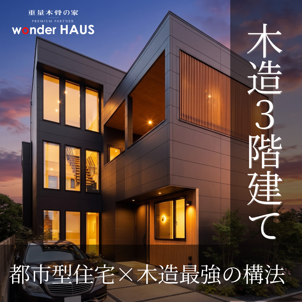 ― 構造から差がつく「木造最強の3階建て」相談会 ―