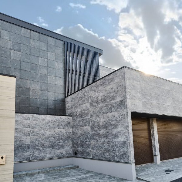 ゴルフシュミレーターとトレーニングルームがあるホテルライクな2世帯住宅