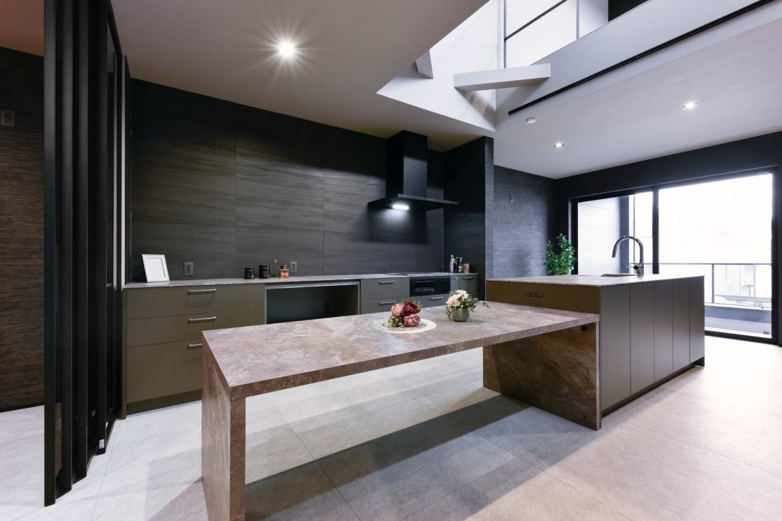 kitchenhouseベーシックのアイランドキッチン