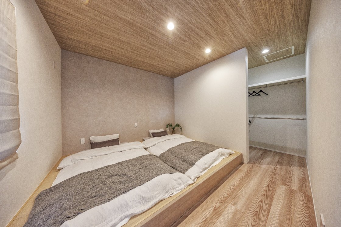 小上がりの寝室