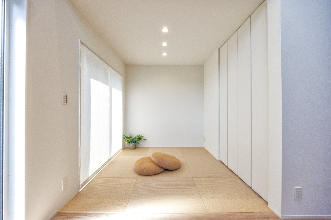 日当たりのよい和室