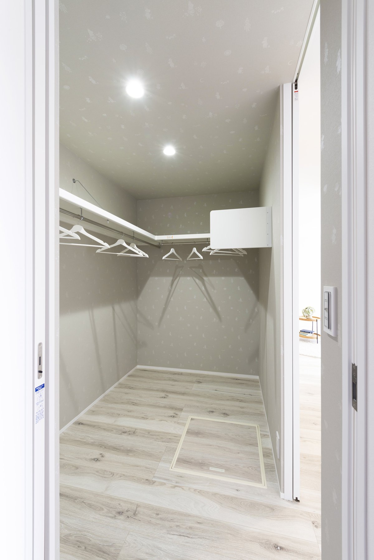 １階にもウォークインクローゼット