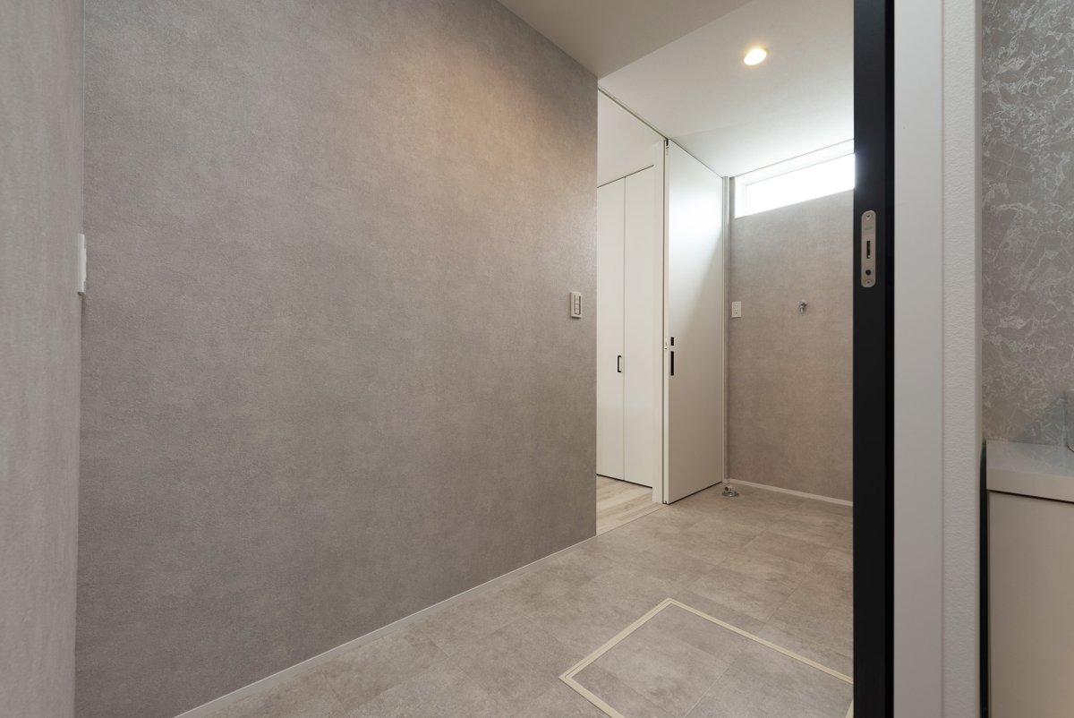 ランドリールーム。家事ラク動線。