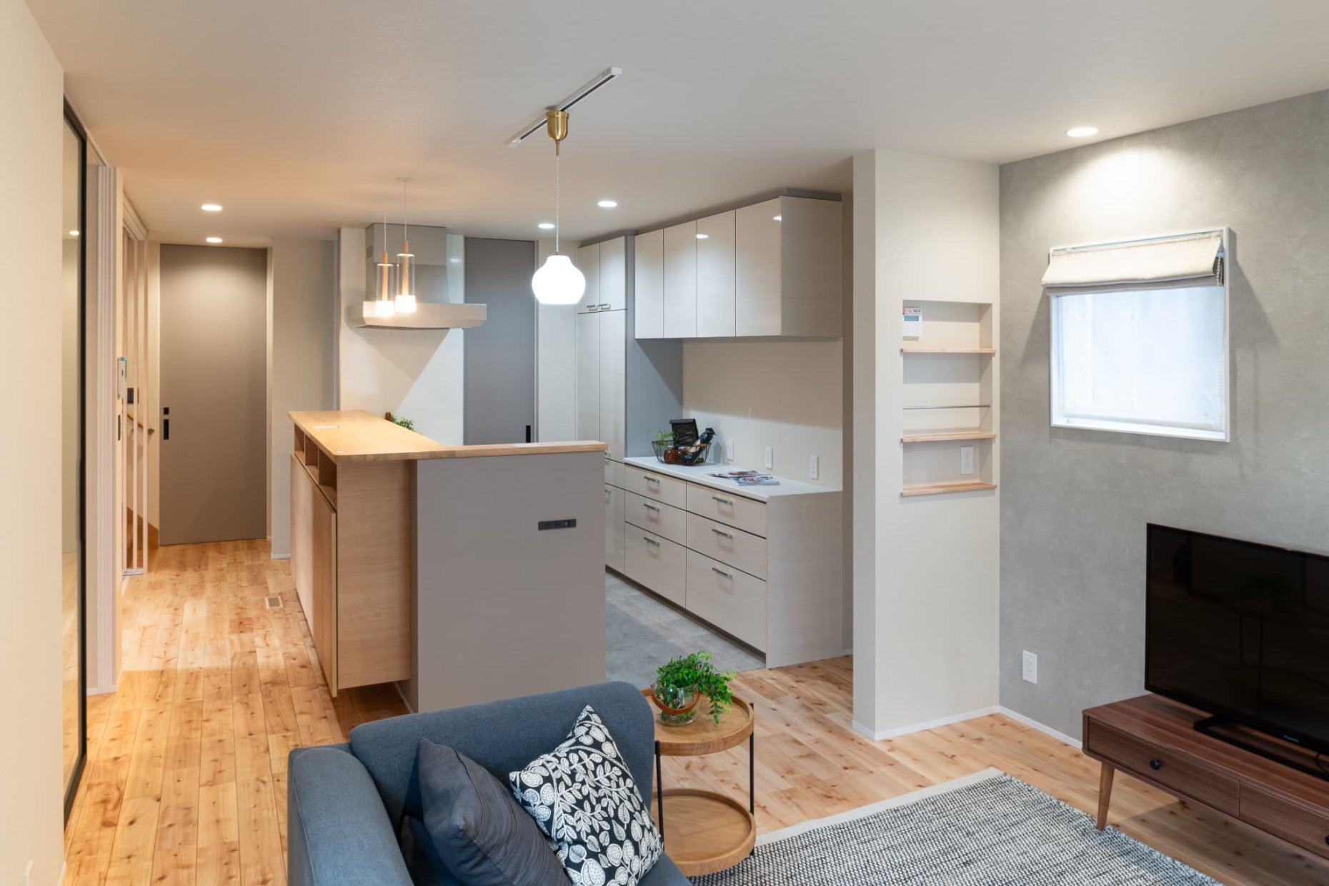 1階完結型の家事導線を意識した、永く暮らすお家