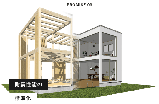 PROMISE.03 耐震性能の標準化