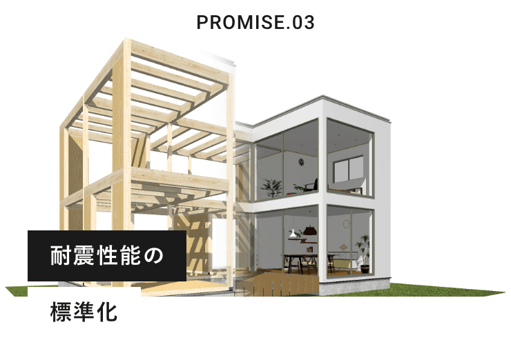 PROMISE.03 耐震性能の標準化